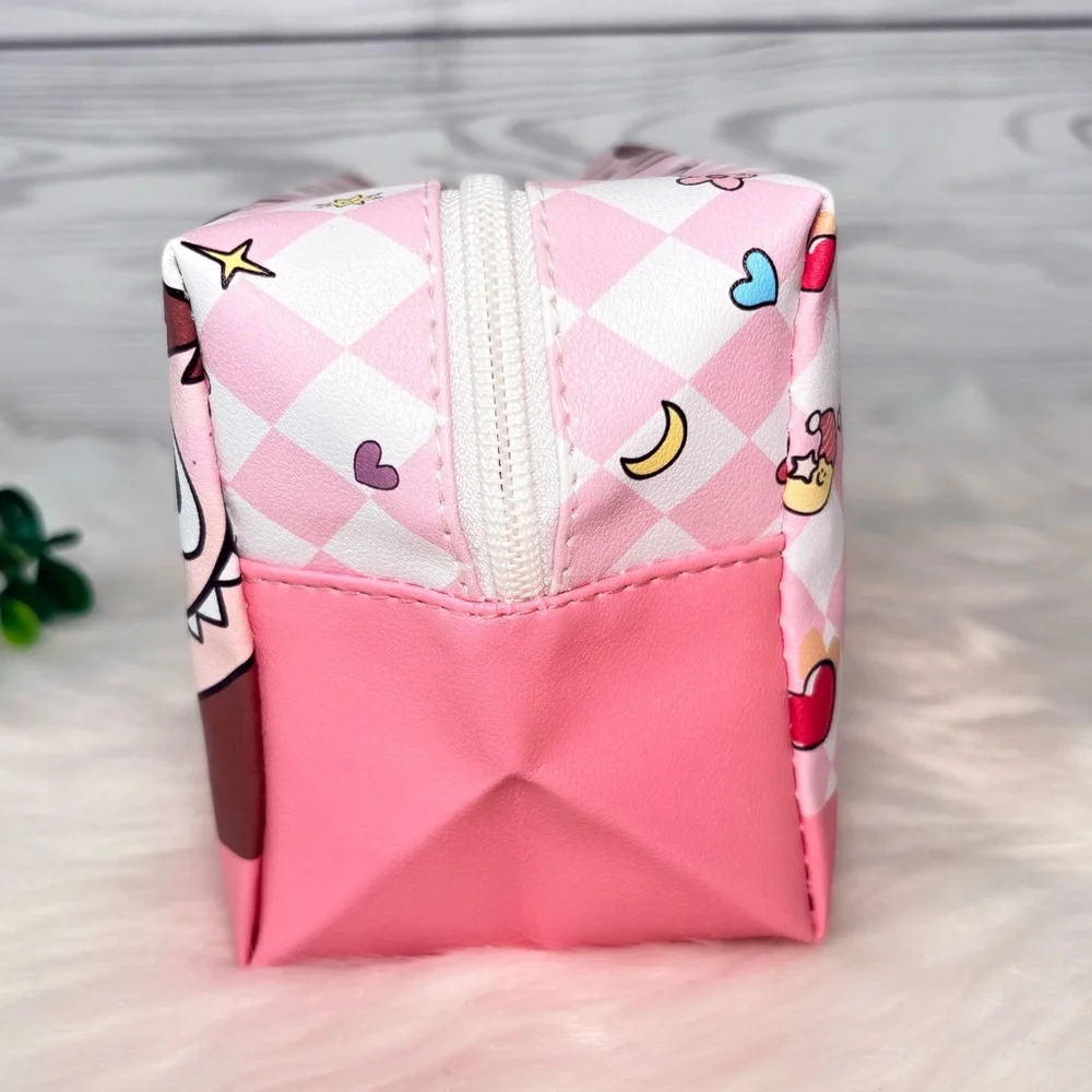 Pink Labubu Large Cosmetic‎ Bag